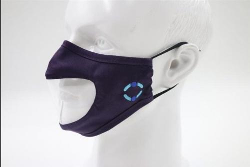 Transparent Mask: Dark Purple